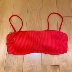 hollister red bikini set